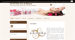 Desktop Screenshot of extetika.it